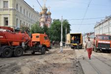 Вторая очередь реконструкции нижегородской улицы Рождественской завершится к ноябрю 2013 года 