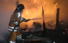 Баня сгорела в Тонкинском районе 14 января 