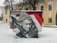 Граффити в честь Великой Победы появилось на территории Нижегородского кремля 