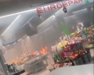 Пожар произошел в сетевом супермаркете в Нижнем Новгороде 18 июня  