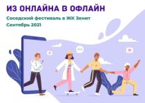 Дворовый фестиваль «Из Онлайна в Офлайн» пройдет в нижегородском ЖК «Зенит» 