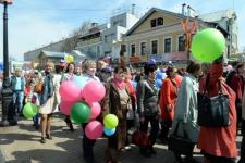 Появились фото празднования Первомая в Нижнем Новгороде 