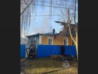 Частный дом горел на Автозаводе в Нижнем Новгороде 17 апреля 
