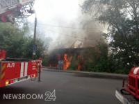 Дом сгорел из-за электрооборудования в Сергачском районе 