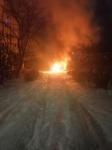 В Дзержинске злоумышленники на квадроцикле сожгли автомобиль
 