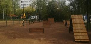 Площадку для выгула собак обустроили в парке Пушкина в Нижнем Новгороде 