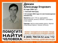 63-летний Александр Дякин пропал в Нижнем Новгороде 