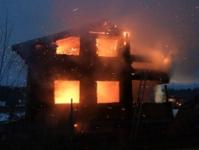 Нежилой дом сгорел в Нижегородской области 