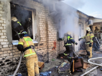 Пожар на складе в Дзержинске локализовали на площади 600 квадратных метров 