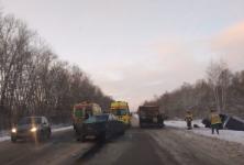 Массовое ДТП произошло под Нижним Новгородом 4 декабря 