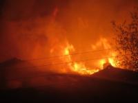 Два дома сгорели ночью в Уренском районе 