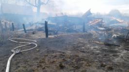 Шест дач сгорели в Дальнеконстантиновском районе 20 апреля 