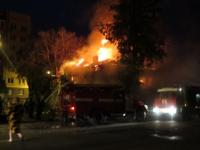 Две бани сгорели в Нижегородской области утром 23 февраля 