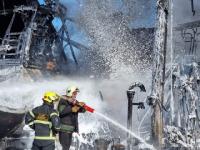 Пожар на нефтебазе в Кстовской промзоне полностью потушен 