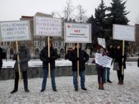 В Нижнем Новгороде прошел пикет в защиту медиков 