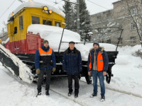 6 трамваев-снегоочистителей устраняют последствия непогоды в Нижнем Новгороде 