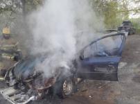 Легковушка сгорела на Сортировке в Нижнем Новгороде 