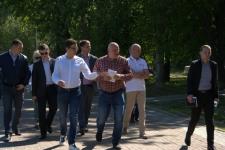 Шалабаев поручил привести в порядок проезд вдоль проспекта Гагарина 