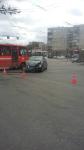 Две иномарки столкнулись на площади Советской в Нижнем Новгороде 