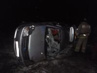 Три автомобиля вылетели в кювет в Нижегородской области вечером 3 февраля 