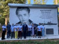 Граффити-портрет участника Великой Отечественной войны появился в Нижнем Новгороде 