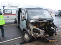 Микроавтобус попал в аварию в Кстовском районе 4 февраля 