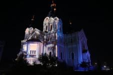 Александро-Невский собор в Нижнем Новгороде украсило визуальное шоу под звуки оркестра 