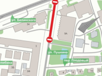 Перекрытие проезда по улице Пушкина в Нижнем Новгороде продлено до конца мая 