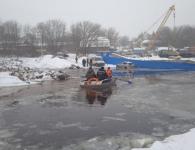 Пять рыбаков спасли с дрейфующей льдины на Волге в Городце  