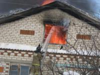 Два человека погибли на пожаре в частном доме в Нижнем Новгороде 
