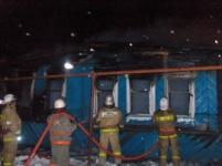 Частный дом горел в Краснобаковском районе рано утром 26 января 