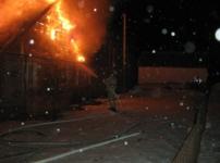 Один человек погиб на пожаре 31 декабря в Шатковском районе 
