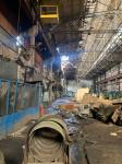 Завалы рухнувшего цеха завода разбирают в Дзержинске 