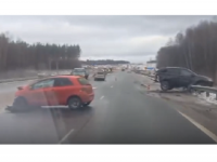 Трое пострадали в ДТП с тремя автомобилями в Нижегородской области 