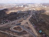 Строительство путепровода на развязке в районе Ольгино завершено на 98% 