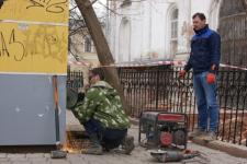 Снос торговых павильонов возле храма Вознесения Господня на Ильинской начался в Нижнем Новгороде 