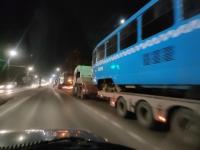 Новую партию столичных трамваев доставляют в Нижний Новгород 