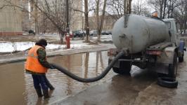 Более 1 400 кубометров воды откачали в заречной части Нижнего Новгорода 