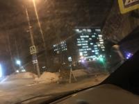 Пробки образовались на улице Горького вечером 9 января 