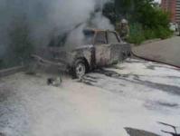Автомобиль сгорел в Шахунье 22 июля 