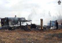Мужчина погиб на пожаре в Шарангском районе  