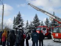 Нижегородские школьники посетили специализированную пожарно-спасательную часть  