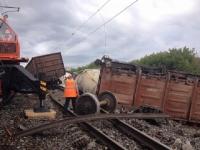 Уголовное дело возбуждено по факту схода вагонов грузового поезда под Дзержинском 