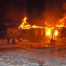 Дом сгорел дотла в Пильнинском районе 21 февраля 