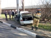 Автомобиль вылетел с дороги в Нижнем Новгороде 