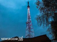 Нижегородская телебашня включила подсветку в честь 125-летия НГТУ 