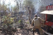 Пожарных-десантников из Иркутской области перебросили в Воротынский район  