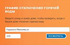 Нижегородцы могут узнать даты отключения горячей воды в своих домах в режиме on-line  