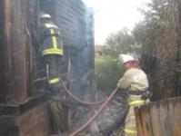 Большой дом сгорел в Павловском районе 22 июля 