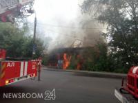 Жилой дом горел 5 ноября в Ленинском районе 